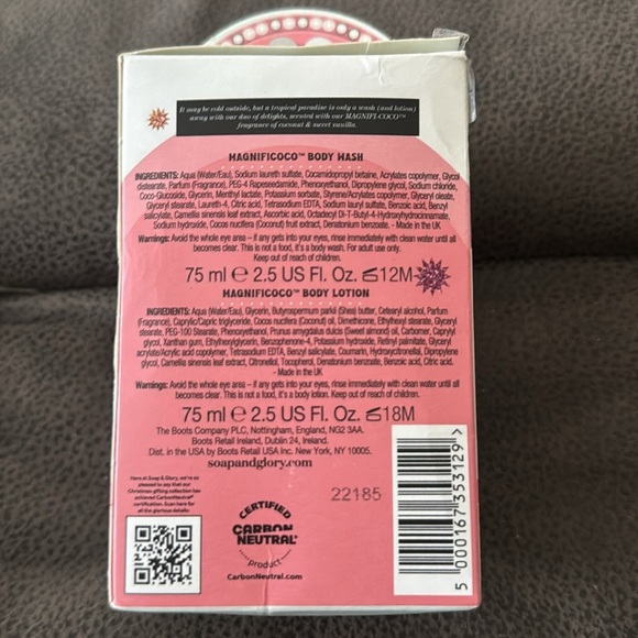 New Soap & Glory "Living the Clean" Magnifi-coco Clean & Cream Duo Gift Set - Picture 3 of 8